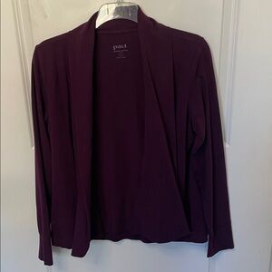 Pact Organic Luxe Essential Swing Cardigan Burgundy Large Lux Comfort